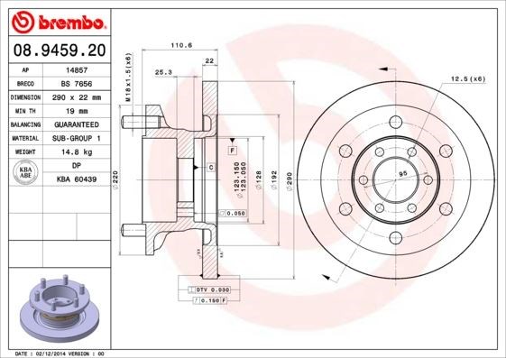 Iveco Ön Standart Fren Diski BREMBO