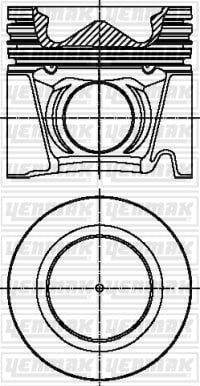 Iveco CNH LB110 F4DE0684B Piston Segman Q104.0mm STD YENMAK