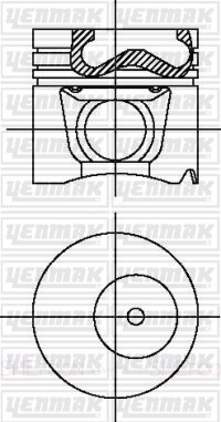 Iveco Endüstriyel Motor İş Makinesi ve Jeneratör Piston Segman Q104.4mm 040 YENMAK