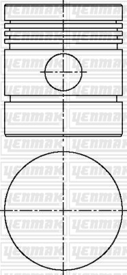 IHC Case IHC 444 TR Piston Segman Q88.9mm STD YENMAK
