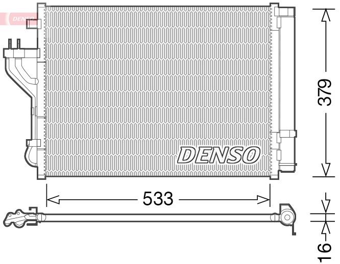Hyundai ix35 Klima Radyatörü DENSO