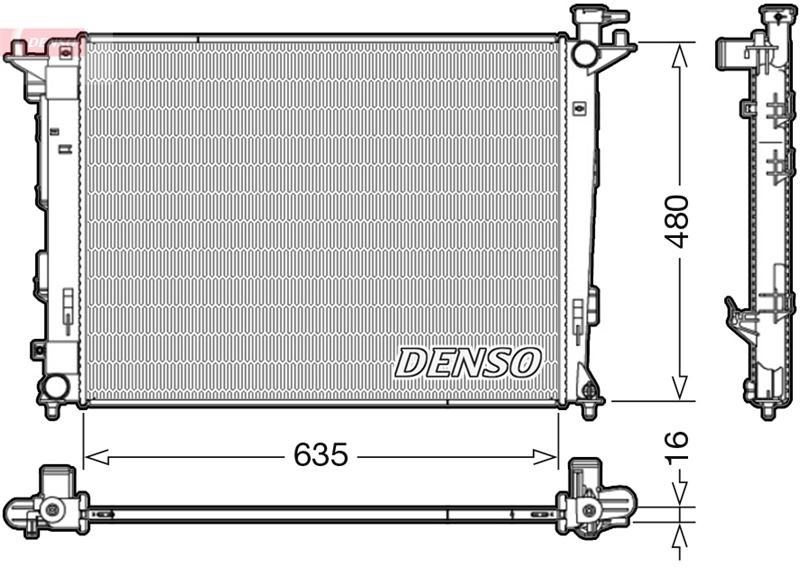 Hyundai ix35 Motor Su Radyatörü DENSO