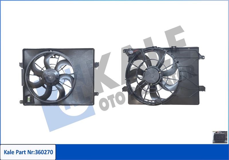 Hyundai ix35 Kia Sportage III Fan Grubu KALE-RADYATOR