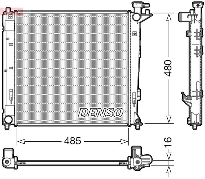 Hyundai ix35 Motor Su Radyatörü DENSO