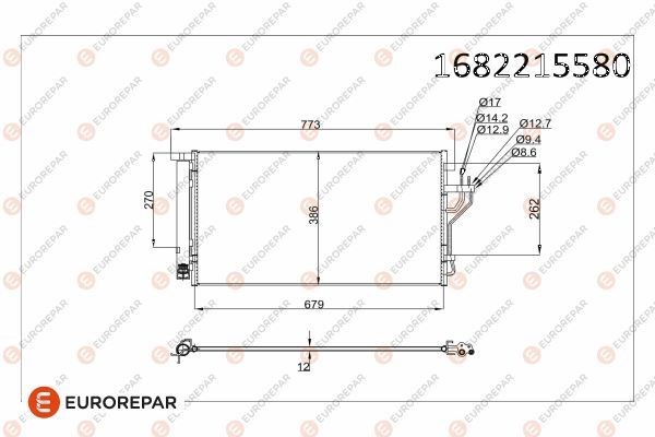Hyundai ix35 Klima Radyatörü Kondenser EUROREPAR