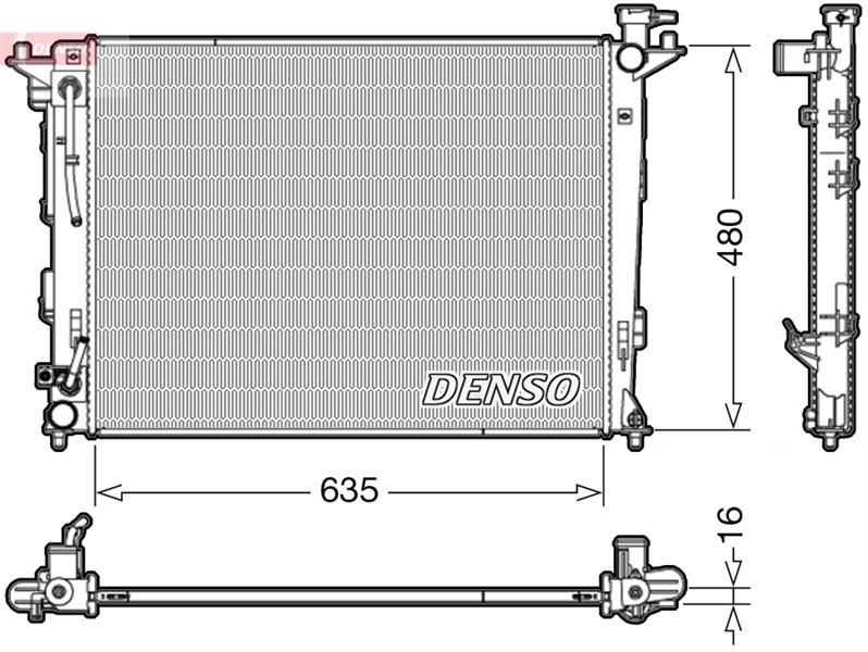 Hyundai ix35 Motor Su Radyatörü DENSO