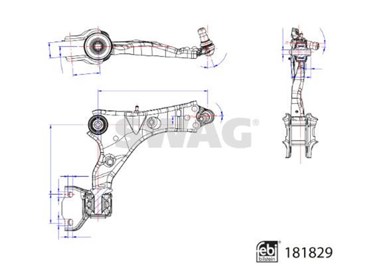 Land Rover Discovery Sport Salıncak Ön Sağ Alt Lr060046-Lr096363-Lr110277-J9c