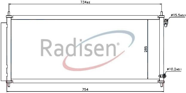Honda Jazz Klima Radyatörü 1.4L L13A GD1 RADISEN
