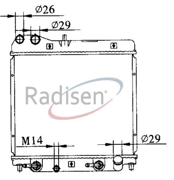 Honda Jazz Radyatör 1.2i-1.4i AT RADISEN