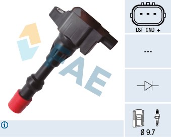 Honda Jazz Ateşleme Bobini Emme Manifold Tarafı 1.4L L13A FAE