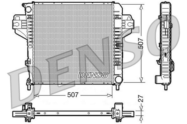 Jeep Cherokee Liberty KJ Motor Su Radyatörü DENSO