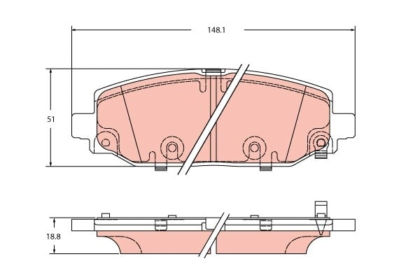 Jeep Wrangler IV Arka Aks Disk Balata TRW