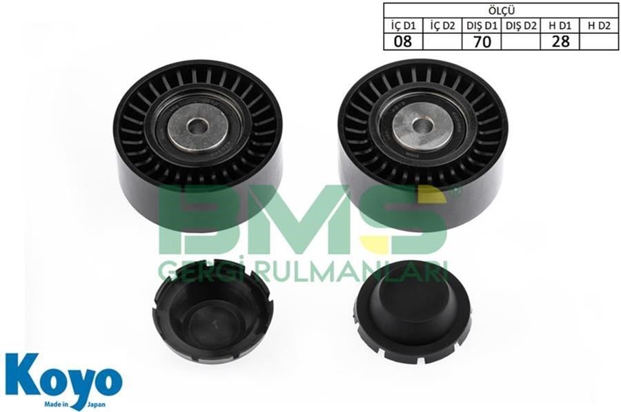 Jeep Dodge Chrysler Sebring Alternatör Gergi Rulmanı BMS