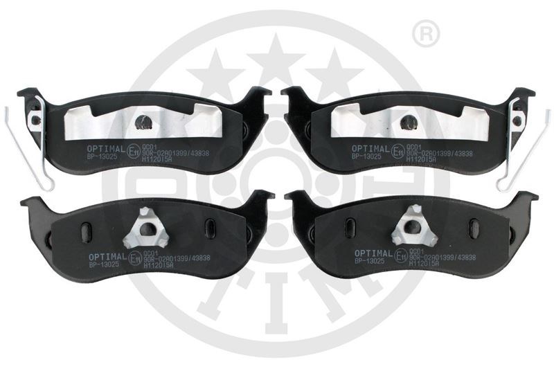 Jeep Cherokee Wrangler MK II Arka Fren Balata Seti Diskli Fren OPTIMAL
