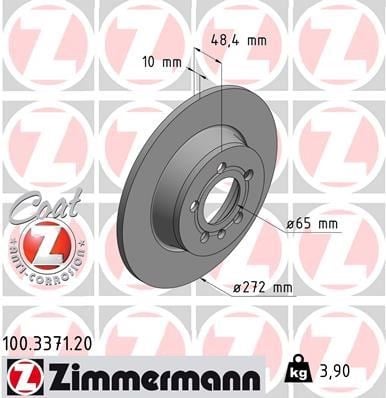 Volkswagen Jetta Golf Caddy Scirocco Audi A1 A3 Seat Altea Skoda Octavia... ZIMMERMANN