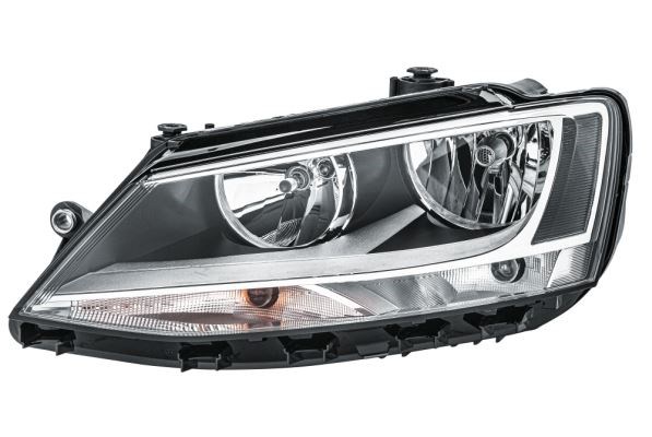 Volkswagen Jetta IV Sol Far Motoru Üzerinde Siyah HELLA