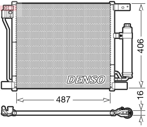 Nissan Juke Klima Radyatörü DENSO