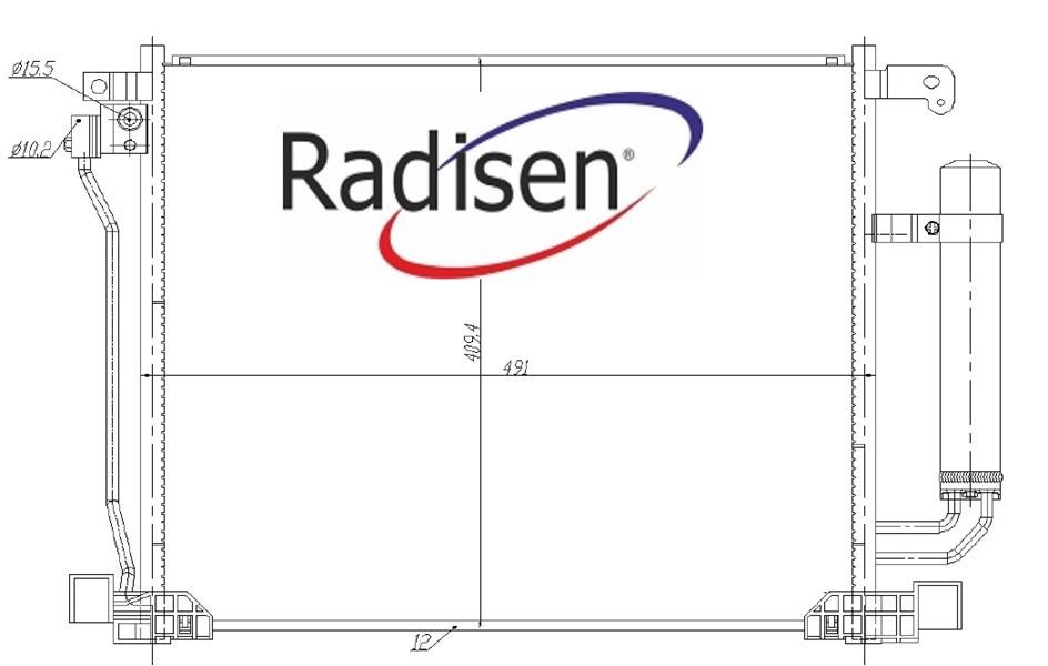 Nissan Juke Klima Radyatörü RADISEN