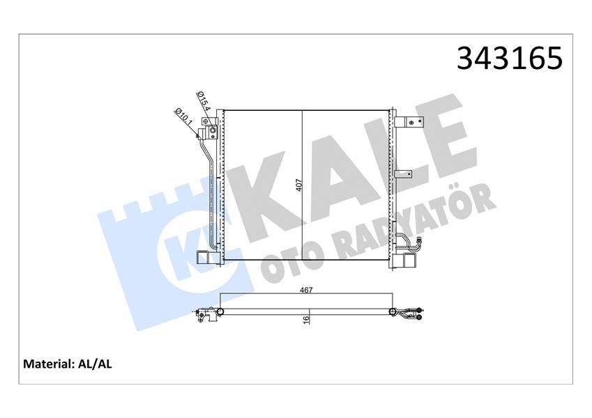 Nissan Juke Klima Kondenseri KALE-RADYATOR
