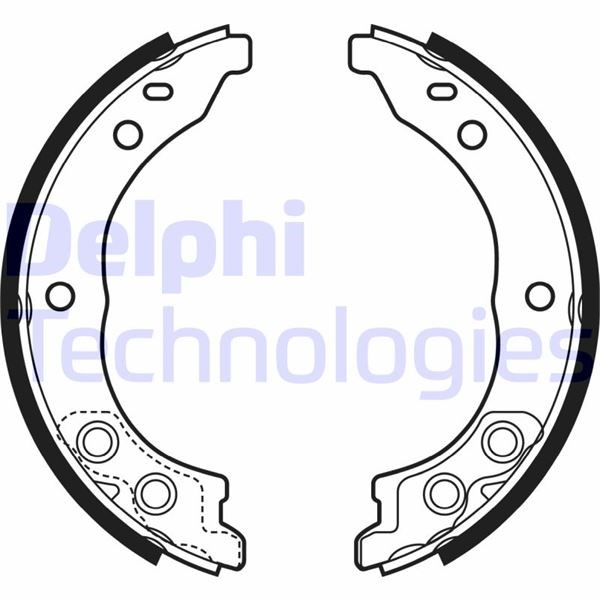 Citroen Jumper Relay Fiat Ducato Peugeot Boxer El Fren Pabucu DELPHI