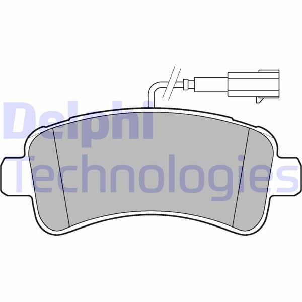 Citroen Jumper Arka Disk Fren Balatası DELPHI