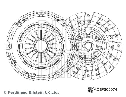 Citroen Jumper Peugeot Boxer Fiat Ducato Debriyaj Seti Baskı Disk BLUEPRINT