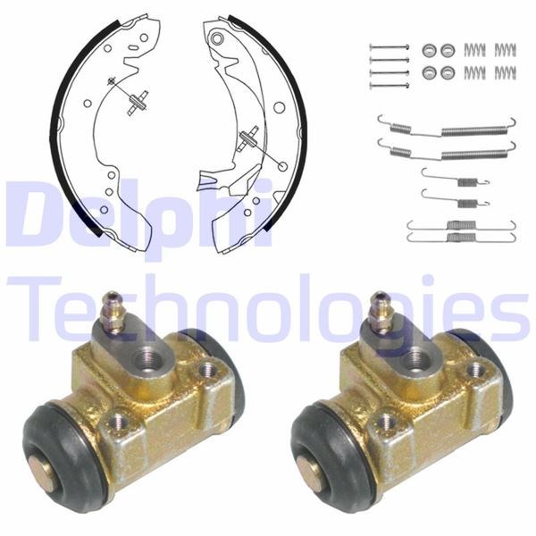 Citroen Jumper Relay Fiat Ducato Peugeot Boxer Arka Fren Pabuç Kiti DELPHI