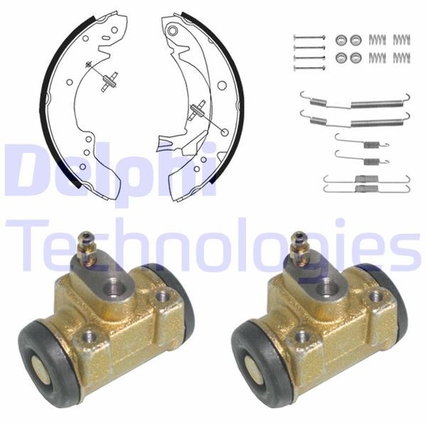 Citroen Jumper Relay Fiat Ducato Peugeot Boxer Arka Fren Pabuç Kiti DELPHI