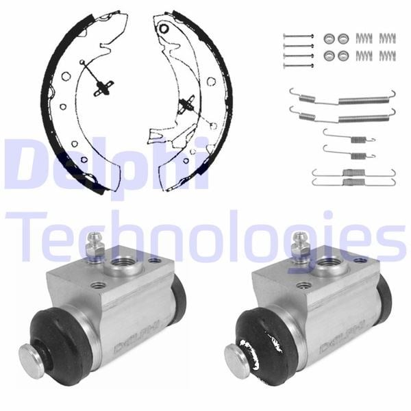 Citroen Jumpy Fiat Scudo Peugeot Expert Tepee Arka Fren Pabuç Kiti DELPHI