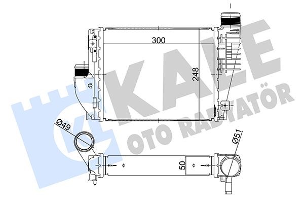 Citroen Jumpy Intercooler Turbo Radyatörü KALE-RADYATOR