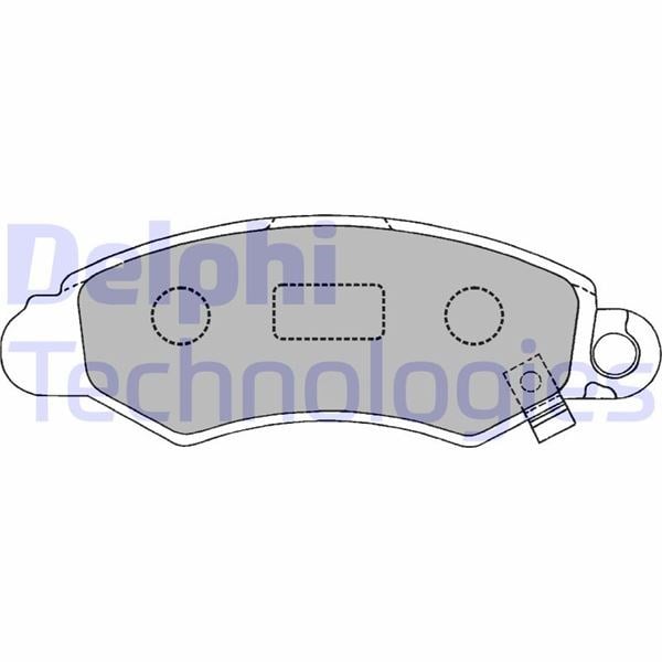 Subaru Justy Suzuki Swift Ön Fren Balatası DELPHI