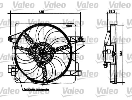 Ford Ka Fan Seti VALEO