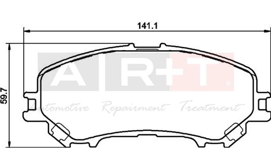 Renault Kadjar Koleos II Nissan Qashqai J11 X-Trail III Ön Balata ART-BALATA