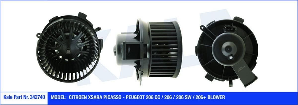Kalorifer Motoru 12V Cıtroen Xsara Piç Asso Peugeot 206 Cc-206-206 Sw-206