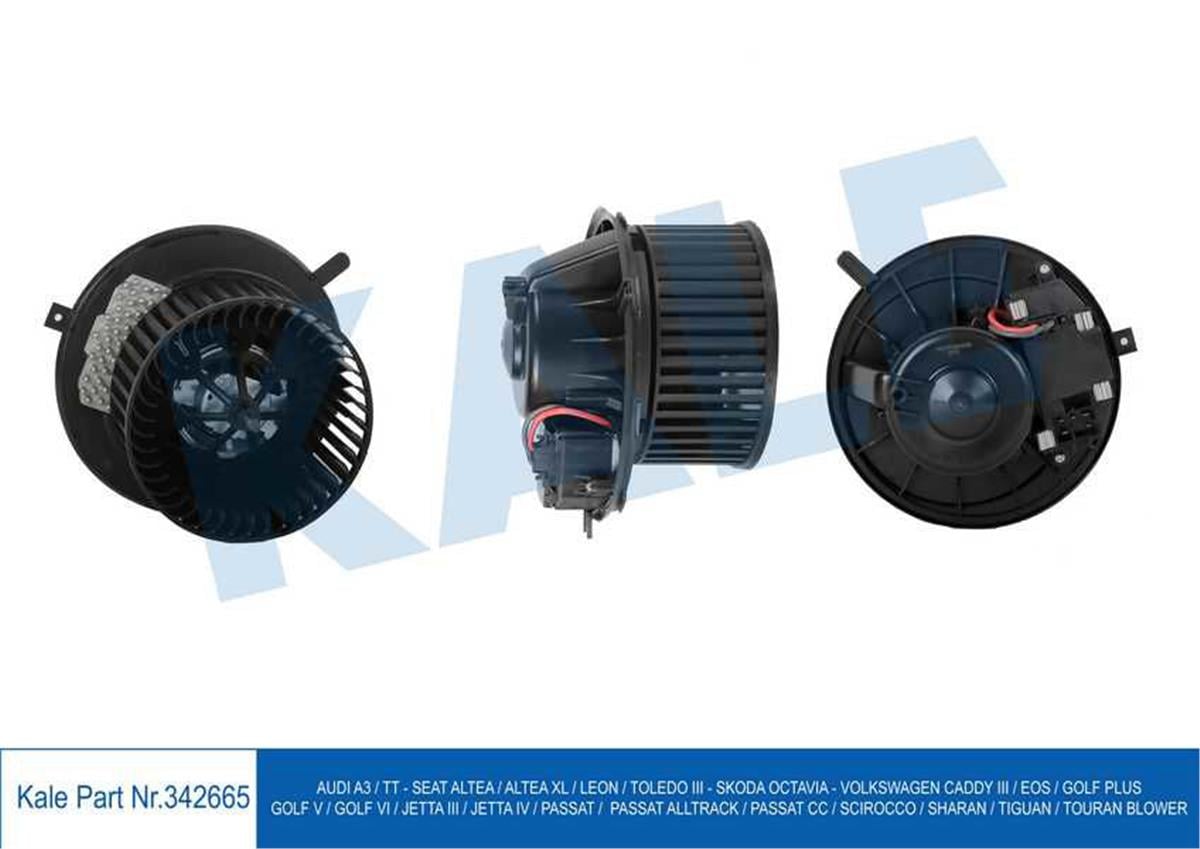 Kalorifer Motoru 12V Golf 5 03-08 -Jetta Iıı 05-10 -Touran 03-10 A3-Leon-Toledo-