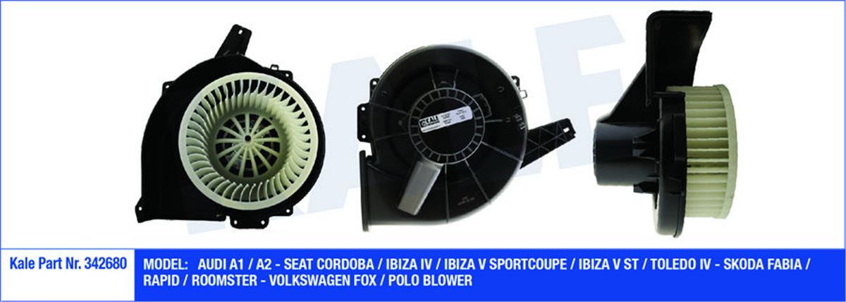 Kalorifer Motoru 12V Polo-A2-Cordoba-Ibiza Iv-V Fabıa
