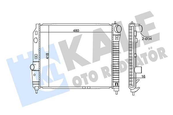 Chevrolet Kalos Radyatör KALE-RADYATOR