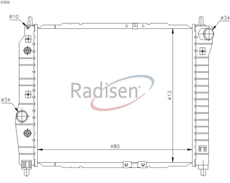 Chevrolet Kalos Aveo Radyatör AT RADISEN