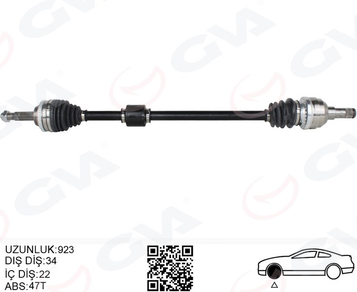 Chevrolet Kalos Komple Sağ Aks 1.4 16V ABS'li GVA
