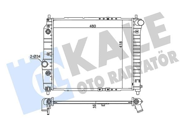 Chevrolet Kalos Radyatör KALE-RADYATOR