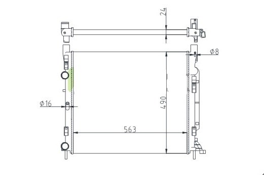 Renault Kangoo 1.2 Radyatör RADISEN