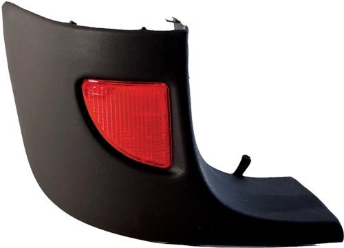 Renault Kangoo II Arka Sol Tampon Köşe Bandı Reflektörlü PLEKSAN