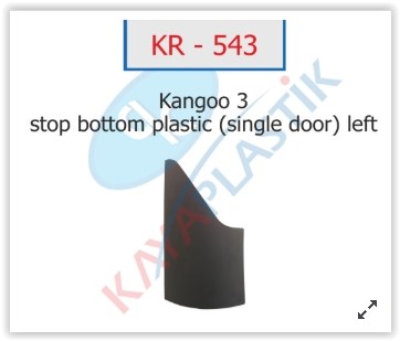 Renault Kangoo 3 Tek Kapı Sol Stop Alt Plastiği KAYA