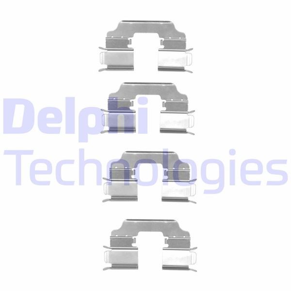 Renault Kangoo / Kangoo Be Bop Arka Fren Balata Montaj Takımı DELPHI