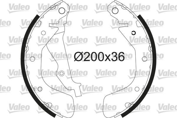 Opel Karl Pabuçlu Fren Balatası VALEO