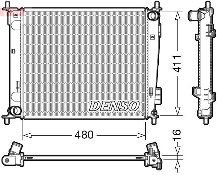 Kia Soul I Motor Su Radyatörü DENSO