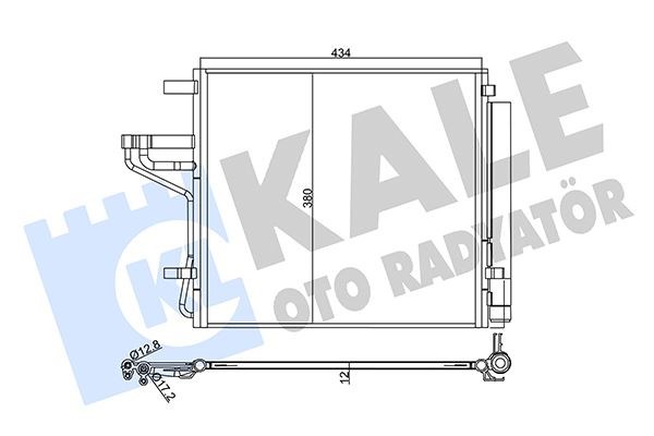 Kia Picanto Kondenser KALE-RADYATOR