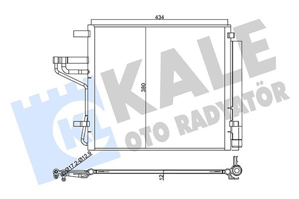 Kia Picanto Kondenser KALE-RADYATOR