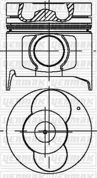 Kia Kobra K3600 Piston Segman STD 100MM YENMAK