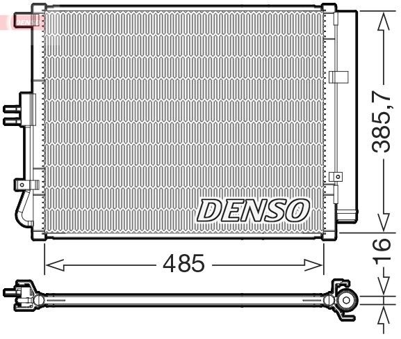 Kia Soul II Klima Radyatörü Kondenser DENSO